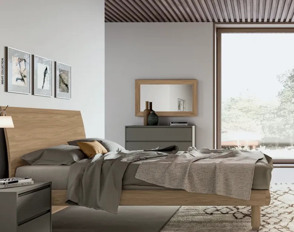 Camera da letto Ptn301 Santalucia in laminato a prezzo scontato