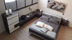 Camera da letto Retro letto artigianale Artigianale in legno a prezzo scontato