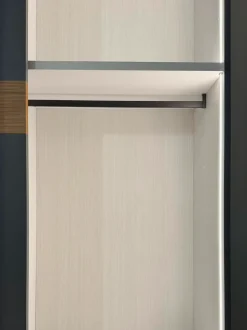 Camera da letto Scacco Santalucia in laminato a prezzo Outlet