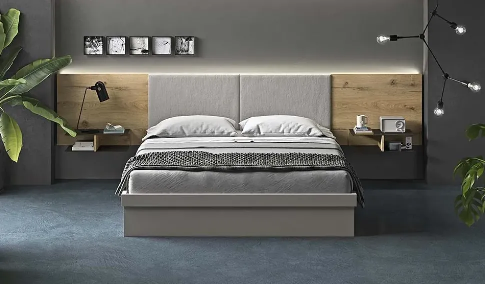 Camera da letto Siloma Air a prezzo ribassato in laminato