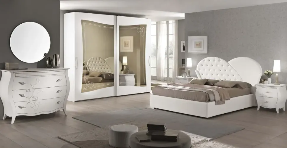 Camera da letto Spar Florence a prezzo scontato in laminato