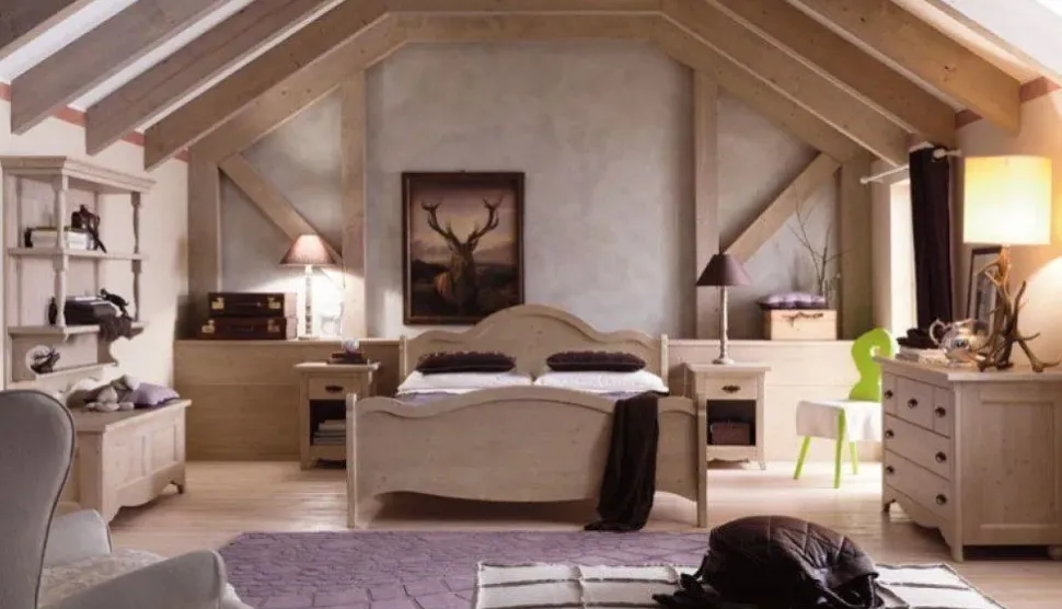 Camera da letto Tabia' Scandola in legno a prezzo ribassato