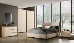 Camera da letto Totem Imab in laminato in Offerta Outlet