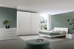 Camera da letto Unica S75 in laccato opaco a prezzo ribassato