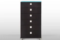 Camera Distribuzione Grandi Marchi Cassettiera tesera verticale wengè scontato del -50 %