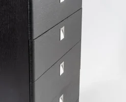 Camera Distribuzione Grandi Marchi Cassettiera tesera verticale wengè scontato del -50 %