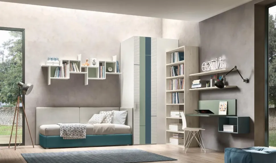 Cameretta 125 Zg mobili in laccato opaco a prezzo scontato