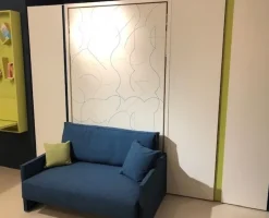 Cameretta Altea book 120 sofa Clei con letti a scomparsa in Offerta Outlet