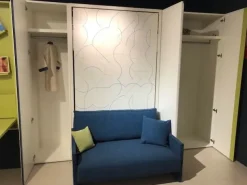 Cameretta Altea book 120 sofa Clei con letti a scomparsa in Offerta Outlet