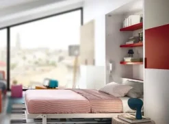 Cameretta Altea book 120 work Clei con letti a scomparsa scontata