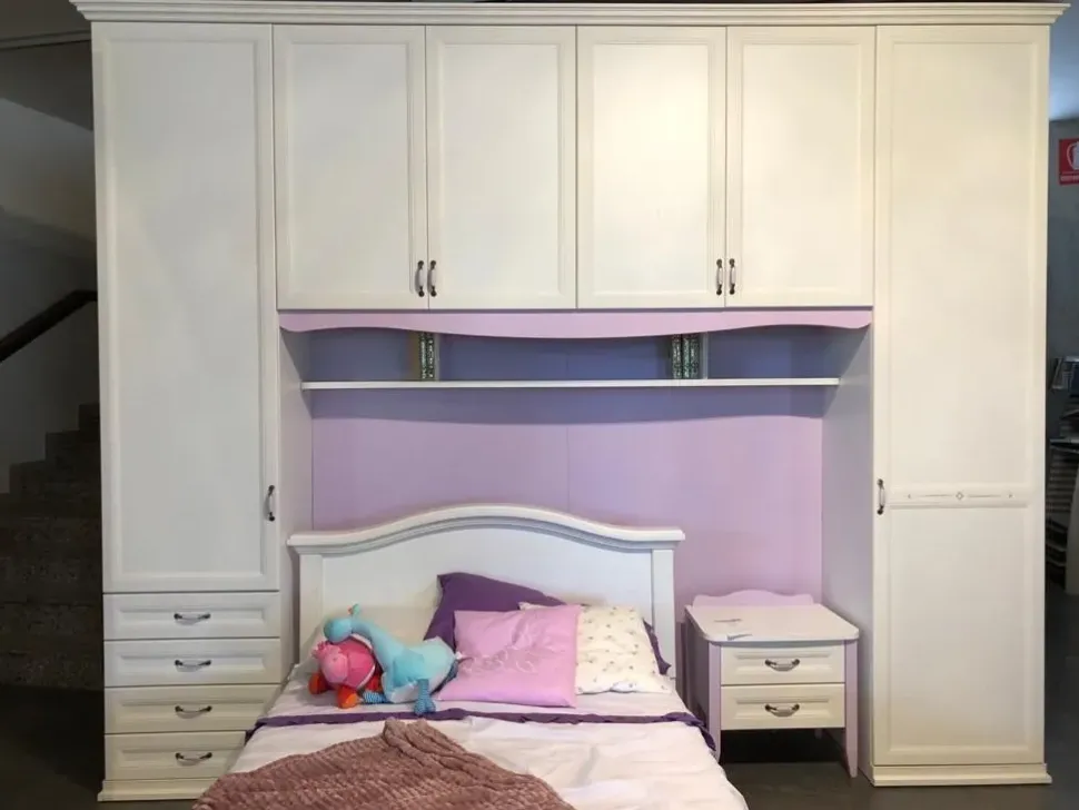 Cameretta Arcadia Colombini casa in laminato materico a prezzo scontato