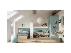 Cameretta 07b Doimo cityline letti a terra a prezzo Outlet