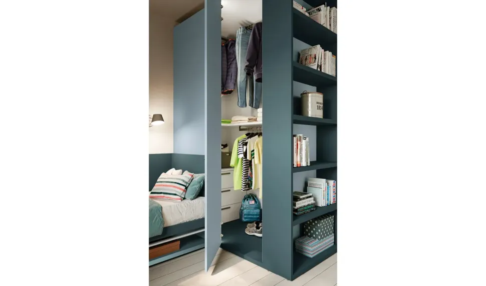 Cameretta 09b Doimo cityline in laminato materico a prezzo Outlet