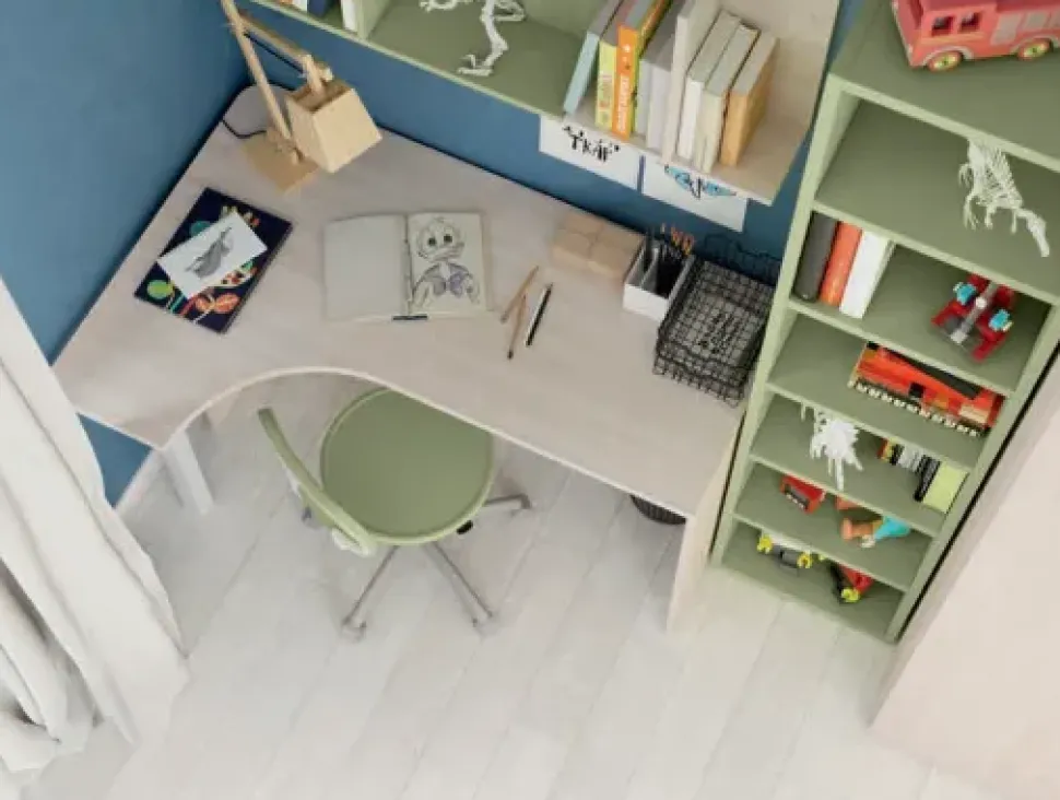 Cameretta C115 Colombini casa letti a terra in offerta