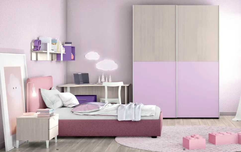 Cameretta C307 Colombini casa SCONTATA