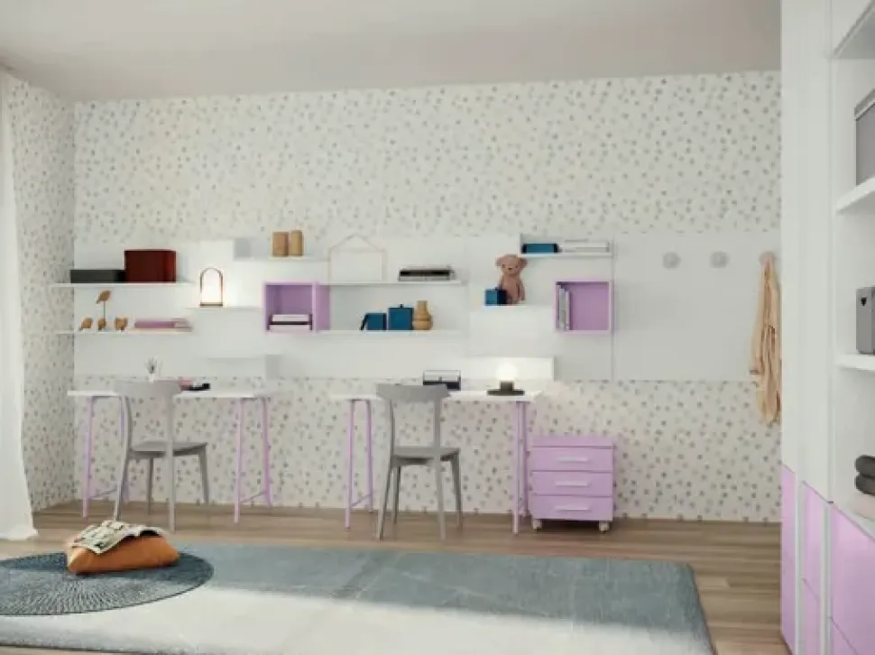 Cameretta C130 Colombini casa con letto a castello in Offerta Outlet