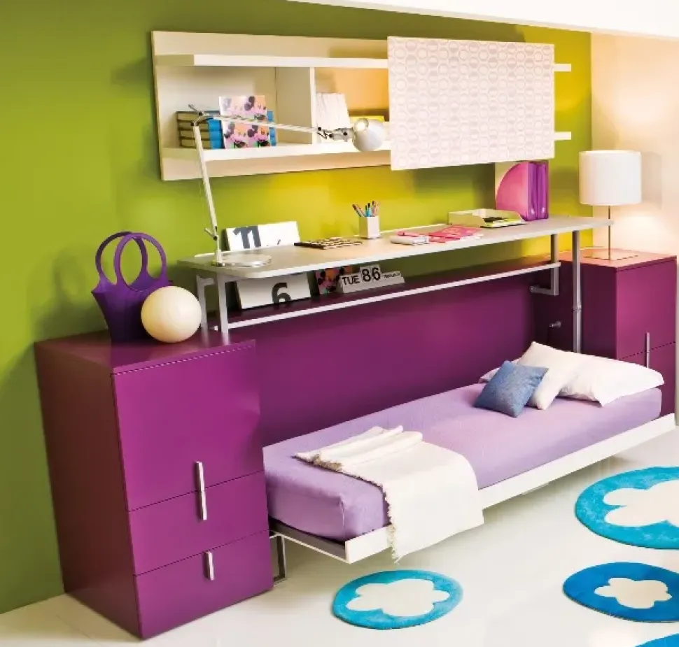 Cameretta Cabrio Clei con letti a scomparsa in offerta