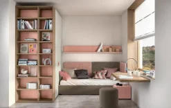 Cameretta Camera per teenager funzionale e moderna Zg mobili letti a terra in offerta