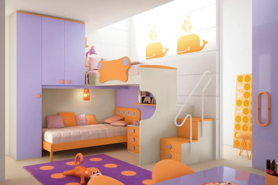 Cameretta Cameretta a soppalco 24 San martino mobili con letto a soppalco scontata