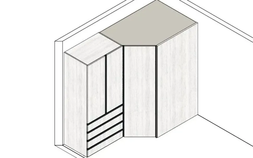 Cameretta Cameretta clever letto a castello Clever con letto a castello in Offerta Outlet