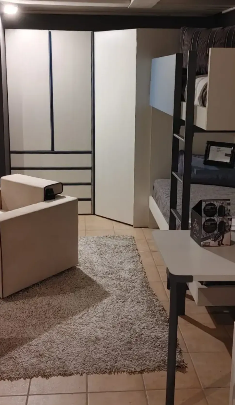 Cameretta Cameretta clever letto a castello Clever con letto a castello in Offerta Outlet