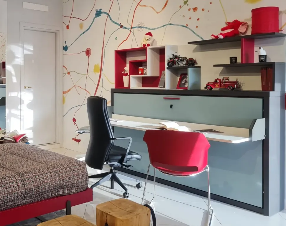 Cameretta Cameretta clever 1 Clever in laccato opaco in Offerta Outlet