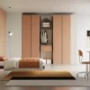 Cameretta Cameretta con grande armadio  Collezione esclusiva letti a terra in Offerta Outlet