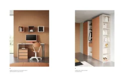 Cameretta Cameretta con grande armadio  Collezione esclusiva letti a terra in Offerta Outlet