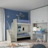 Cameretta Cameretta con letti a castello di mistral scontata del 30% Mistral in laminato materico a prezzo Outlet