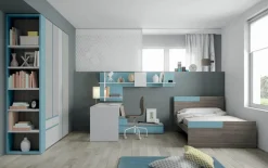 CAMERETTA Cameretta con letto ad 1 piazza e 1/2 di mistral scontata del 40% Mistral a PREZZI OUTLET
