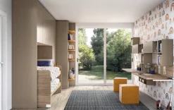 Cameretta Cameretta con letto play pratico Zg mobili letti a terra in Offerta Outlet