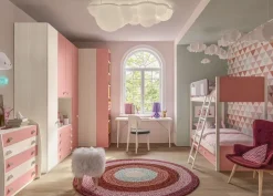 Cameretta Cameretta con letto a castello di giessegi scontata del 40% Giessegi con letto a castello in offerta