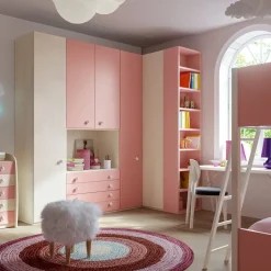 Cameretta Cameretta con letto a castello di giessegi scontata del 40% Giessegi con letto a castello in offerta