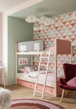 Cameretta Cameretta con letto a castello di giessegi scontata del 40% Giessegi con letto a castello in offerta