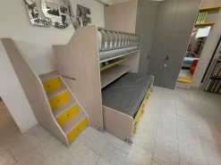 Cameretta Cameretta con soppalco Moretti compact camerette con letto a soppalco scontata