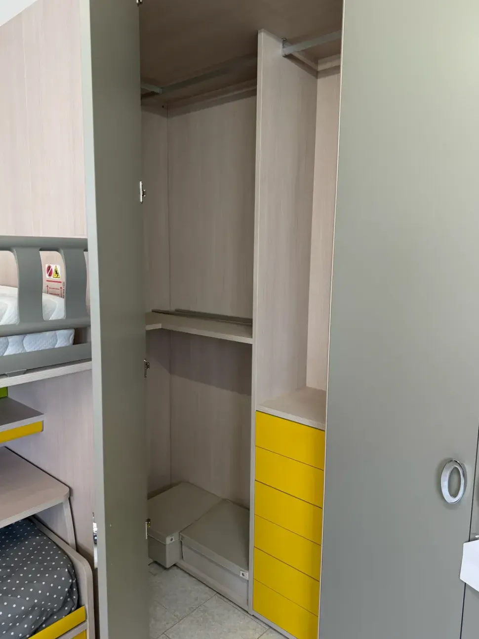 Cameretta Cameretta con soppalco Moretti compact camerette con letto a soppalco scontata