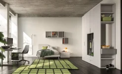 Cameretta Cameretta letto a terra 06 Mistral letti a terra in Offerta Outlet