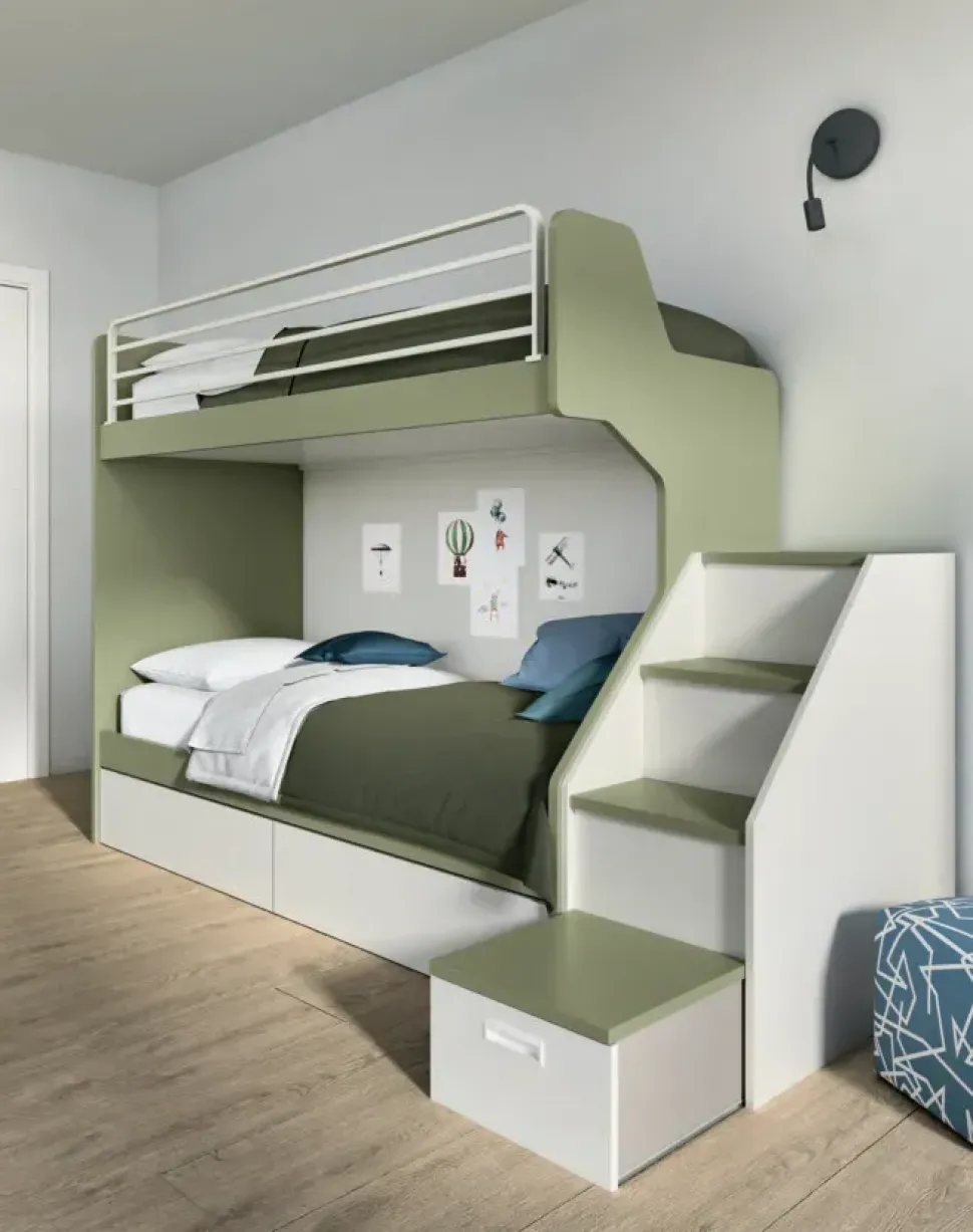 Cameretta Cameretta moderna con scrittoio sagomato Zg mobili con un ribasso imbattibile