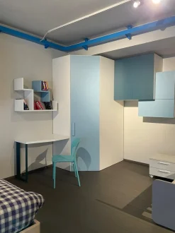 Cameretta Cameretta moretti con cabina ad angolo Moretti compact camerette senza letto scontata