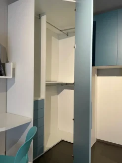 Cameretta Cameretta moretti con cabina ad angolo Moretti compact camerette senza letto scontata