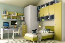 Cameretta Cameretta multidimensione 2 Collezione esclusiva in laccato opaco a prezzo Outlet