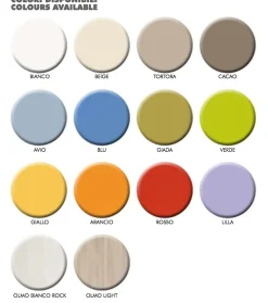 Cameretta Cameretta multidimensione 2 Collezione esclusiva in laccato opaco a prezzo Outlet