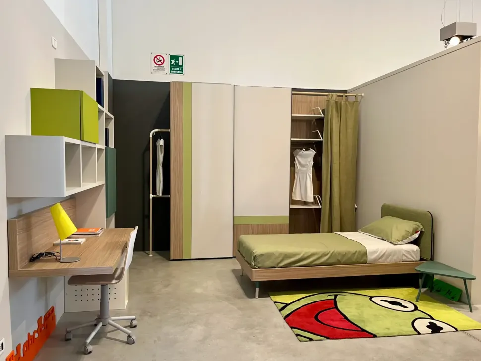 CAMERETTA Cameretta nidi con letto singolo Nidi a PREZZI OUTLET