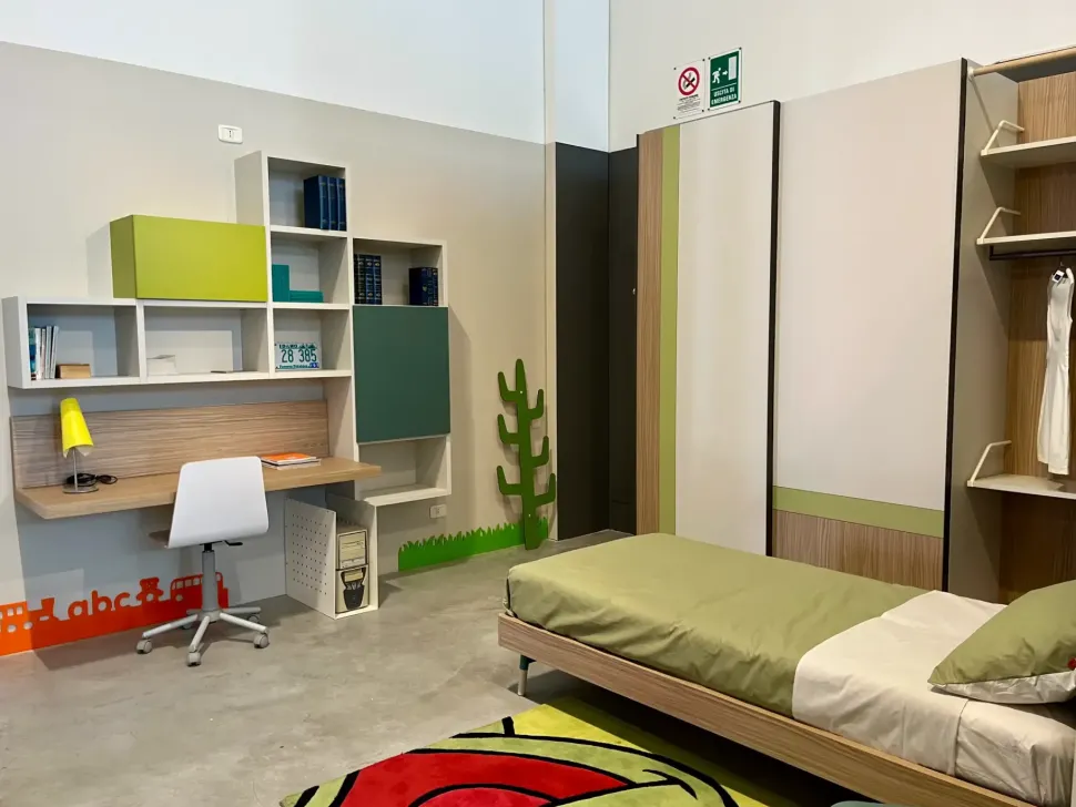 CAMERETTA Cameretta nidi con letto singolo Nidi a PREZZI OUTLET