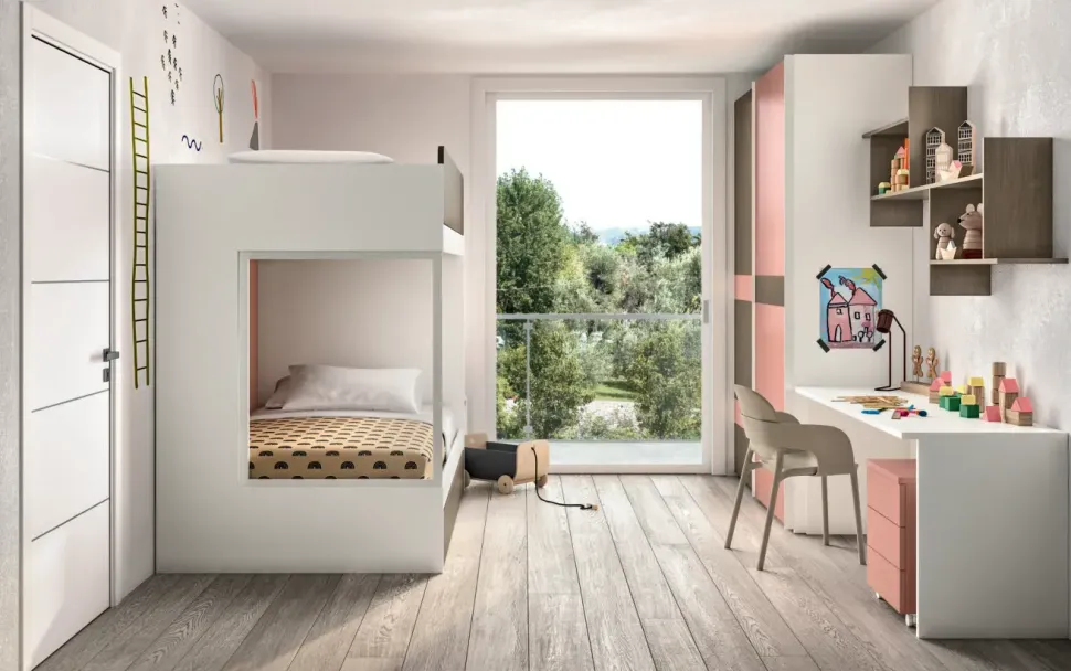 Cameretta Cameretta per bambini moderna Zg mobili con letto a castello scontata