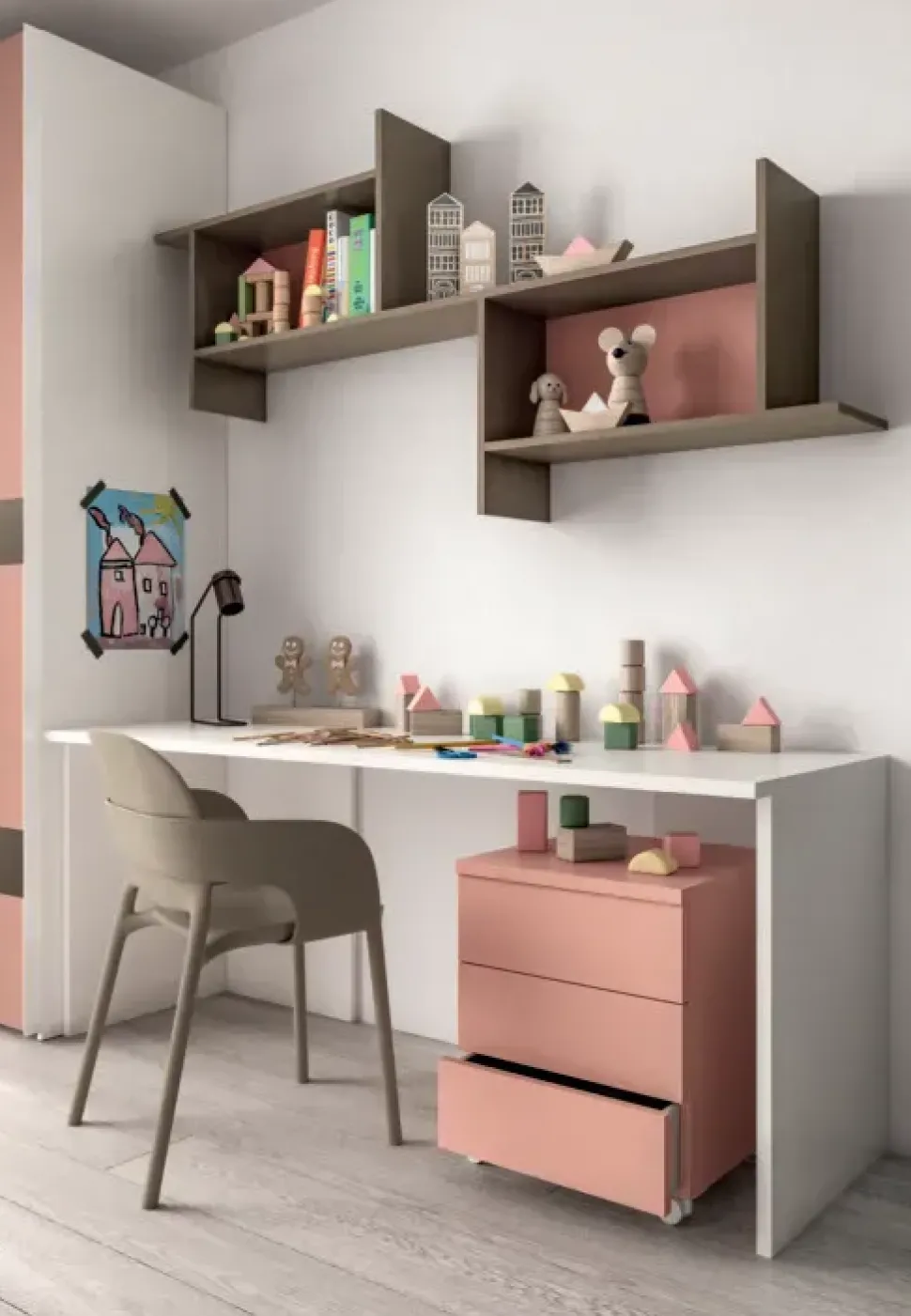 Cameretta Cameretta per bambini moderna Zg mobili con letto a castello scontata