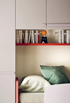 Cameretta Cameretta ponte  di Clever in laminato opaco in Offerta Outlet