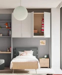 Cameretta Cameretta ponte 39 Mistral con letto a ponte a prezzo Outlet