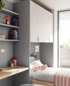 Cameretta Cameretta ponte 39 Mistral con letto a ponte a prezzo Outlet