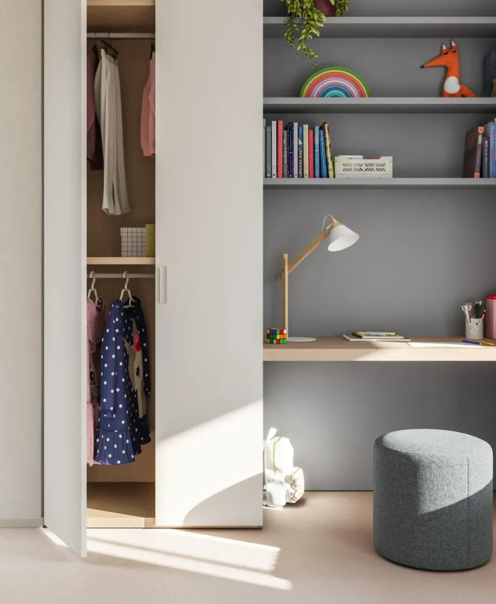 Cameretta Cameretta ponte 39 Mistral con letto a ponte a prezzo Outlet